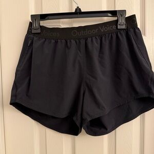 Outdoor Voices Black Shorts